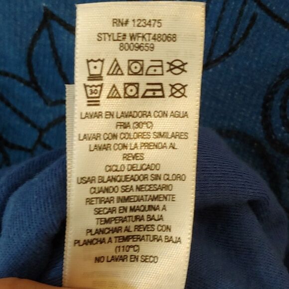 Juicy Couture Black Label Floral Ombre Crew Neck Sweatshirt Sz XS - Picture 7 of 8